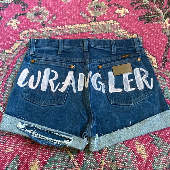 Reworked Wrangler Shorts